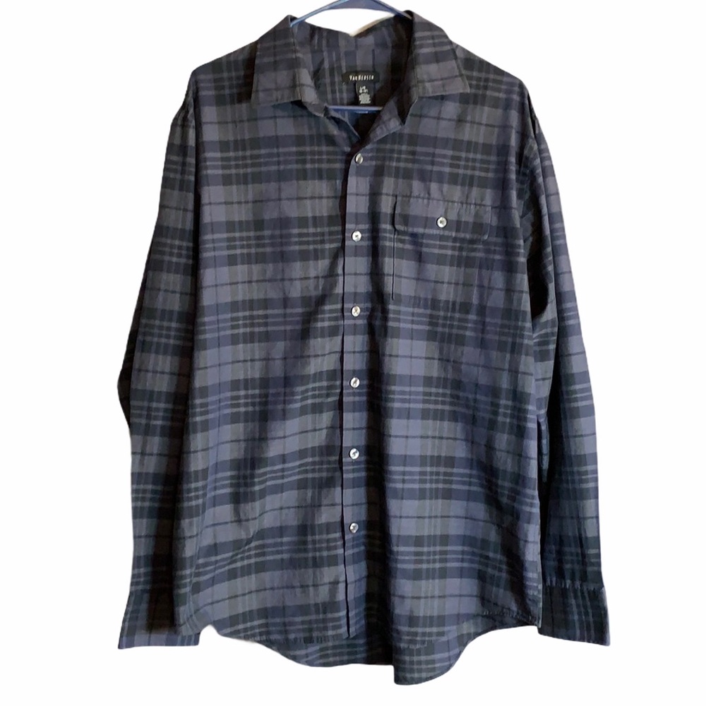 Van Heusen Long Sleeve Button Down Shirt Size Large